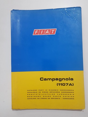 Fiat campagnola 1107a - campagnola, catalogo